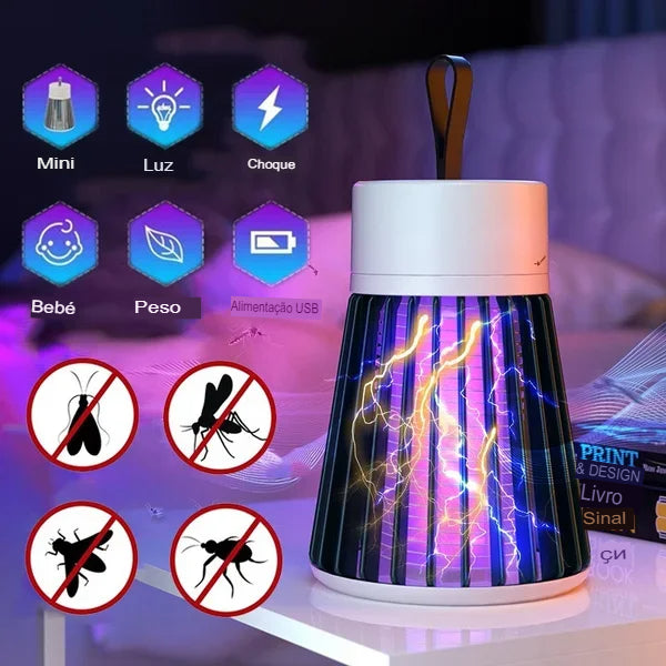 Lâmpada UV contra mosquitos USB para controle de pragas (sem bateria)