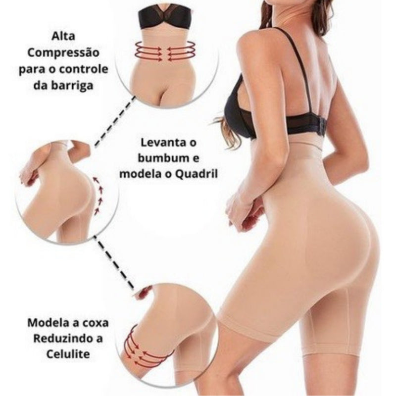 Calcinha Modeladora De Barriga 4 Barbatanas