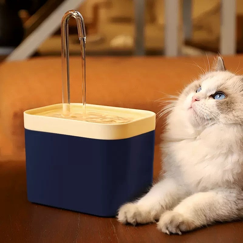 Fonte de água para gatos com filtro automático elétrico Bebedouro para gatos 1,5L Bivolt Automática